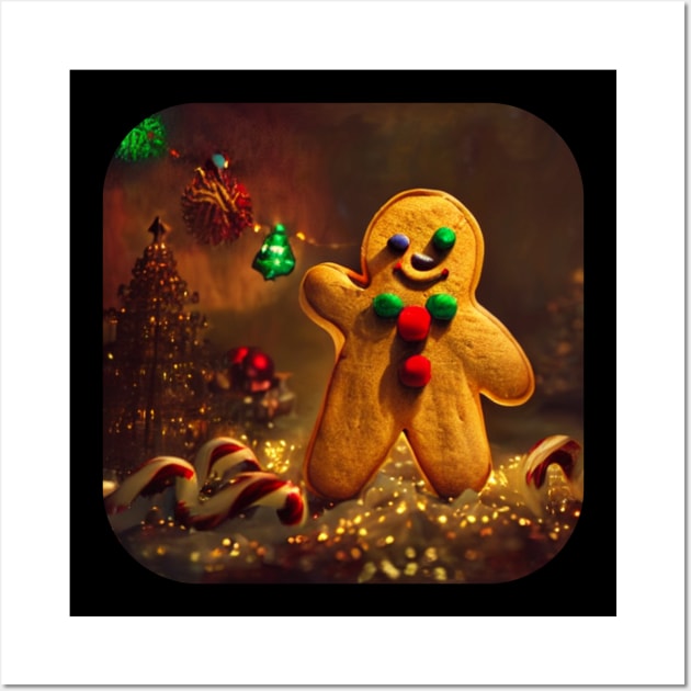 Gingerbread man Wall Art by KK-Royal